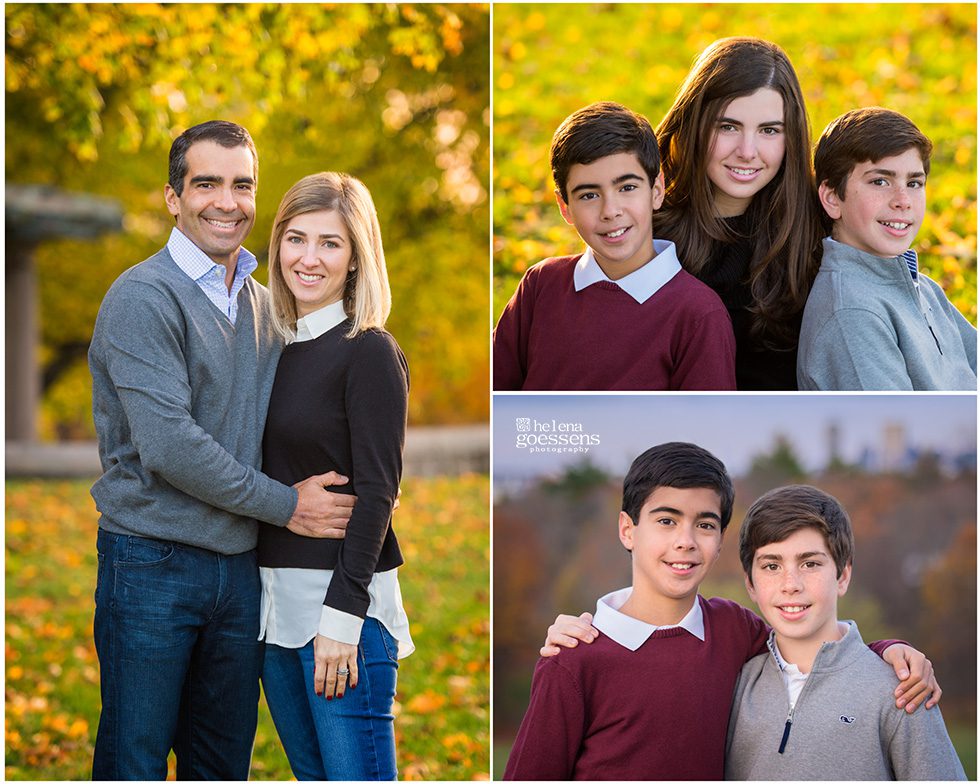 Family of five portrait session