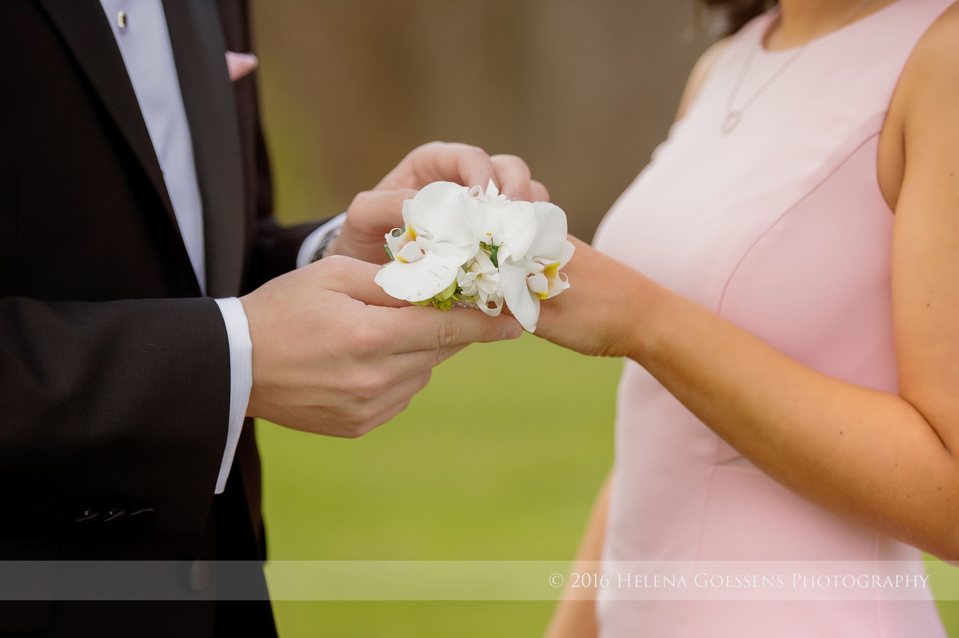 White Corsage from Winston Flowers