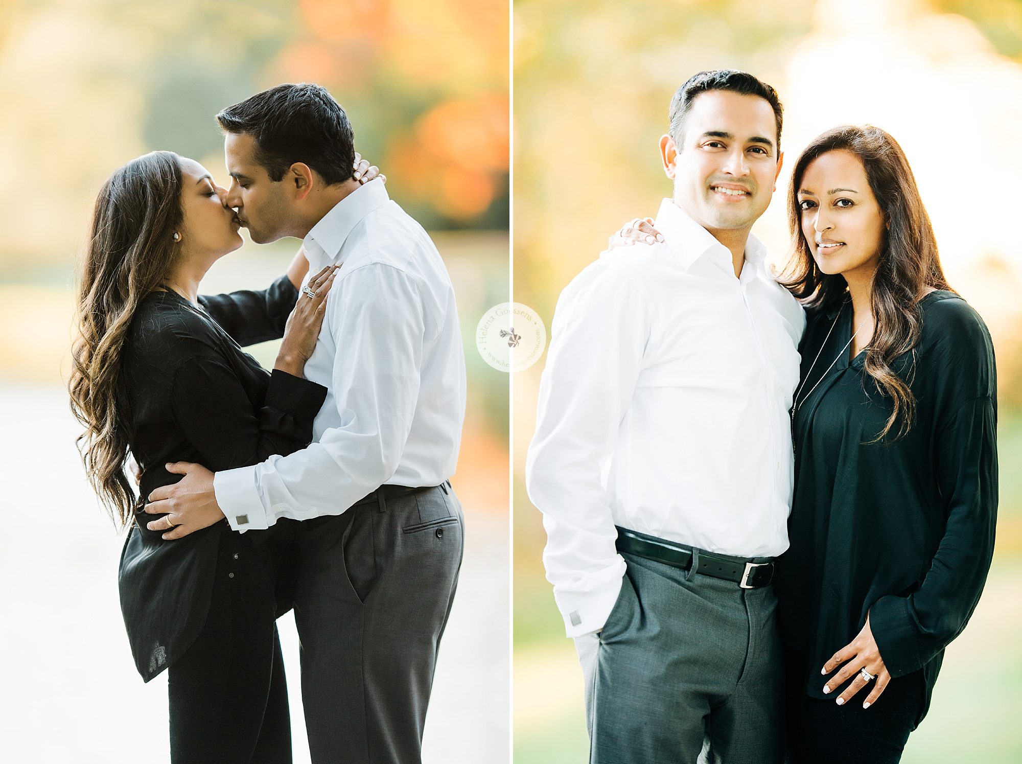 sweet couple photographed at Larz Anderson Park by Helena Goessens 
