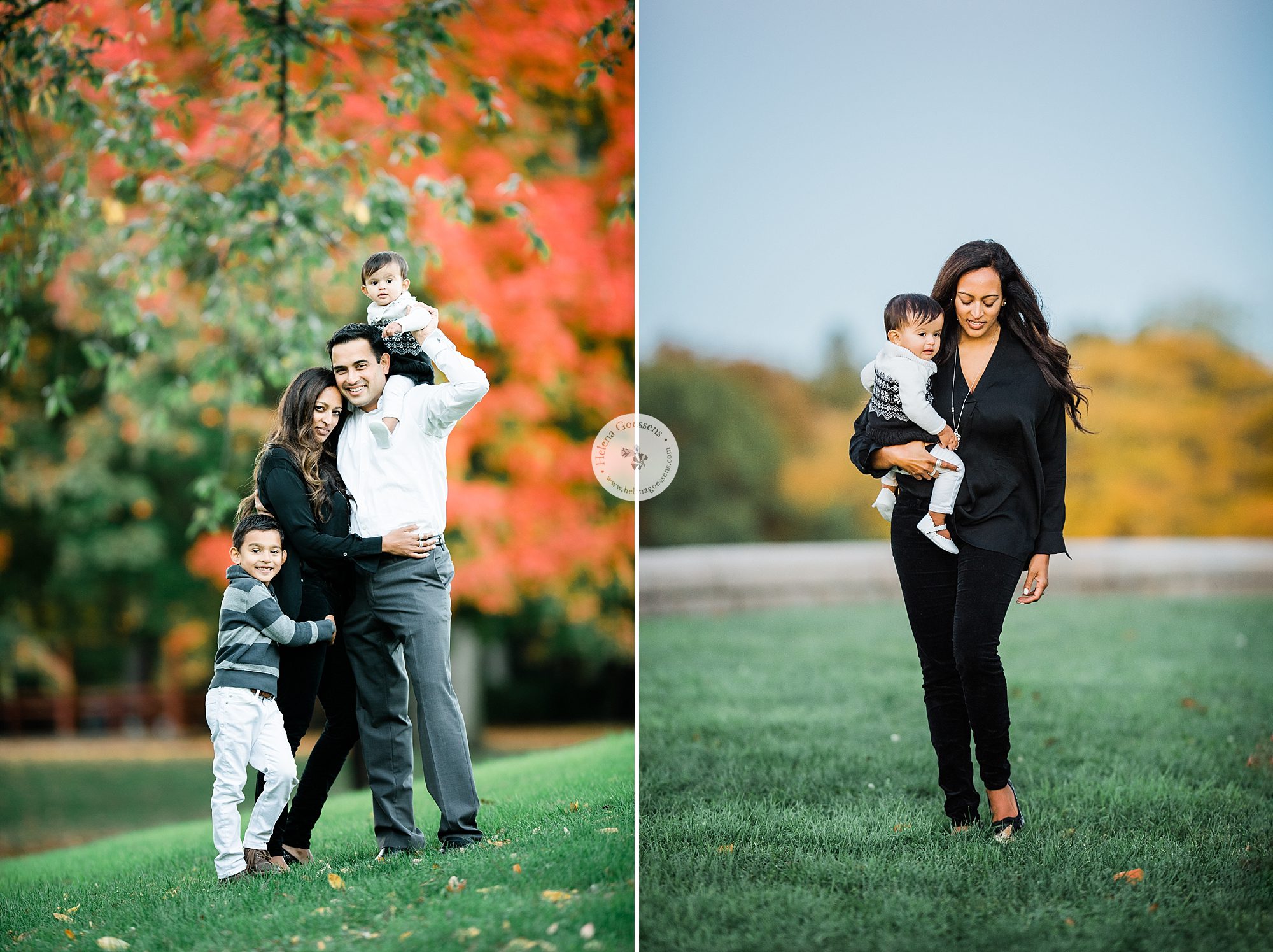 fall portraits at Larz Anderson Park with Helena Goessens 