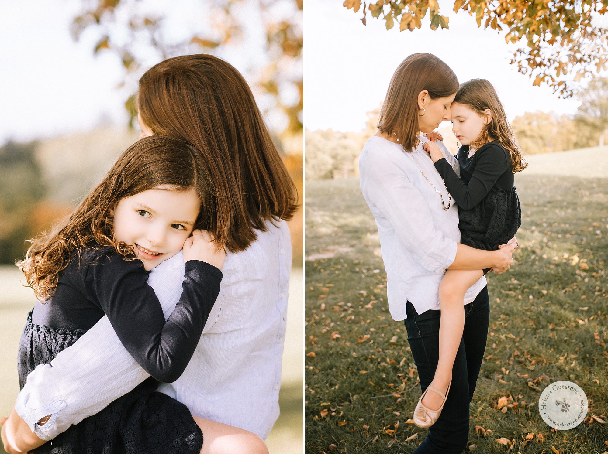 Helena Goessens Photography captures family session at Larz Anderson Park