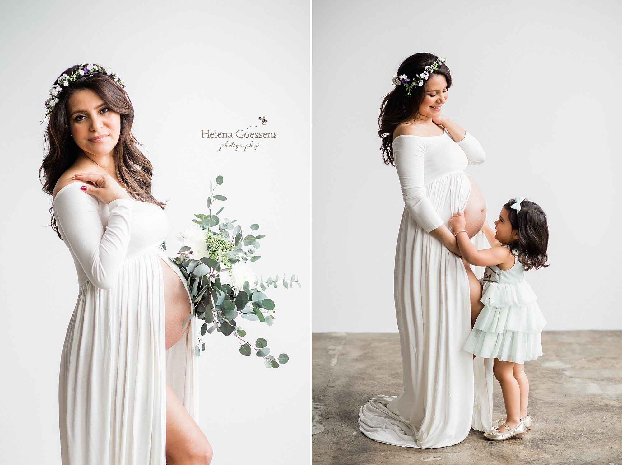 boho chic inspired maternity session with Helena Goessens Photography