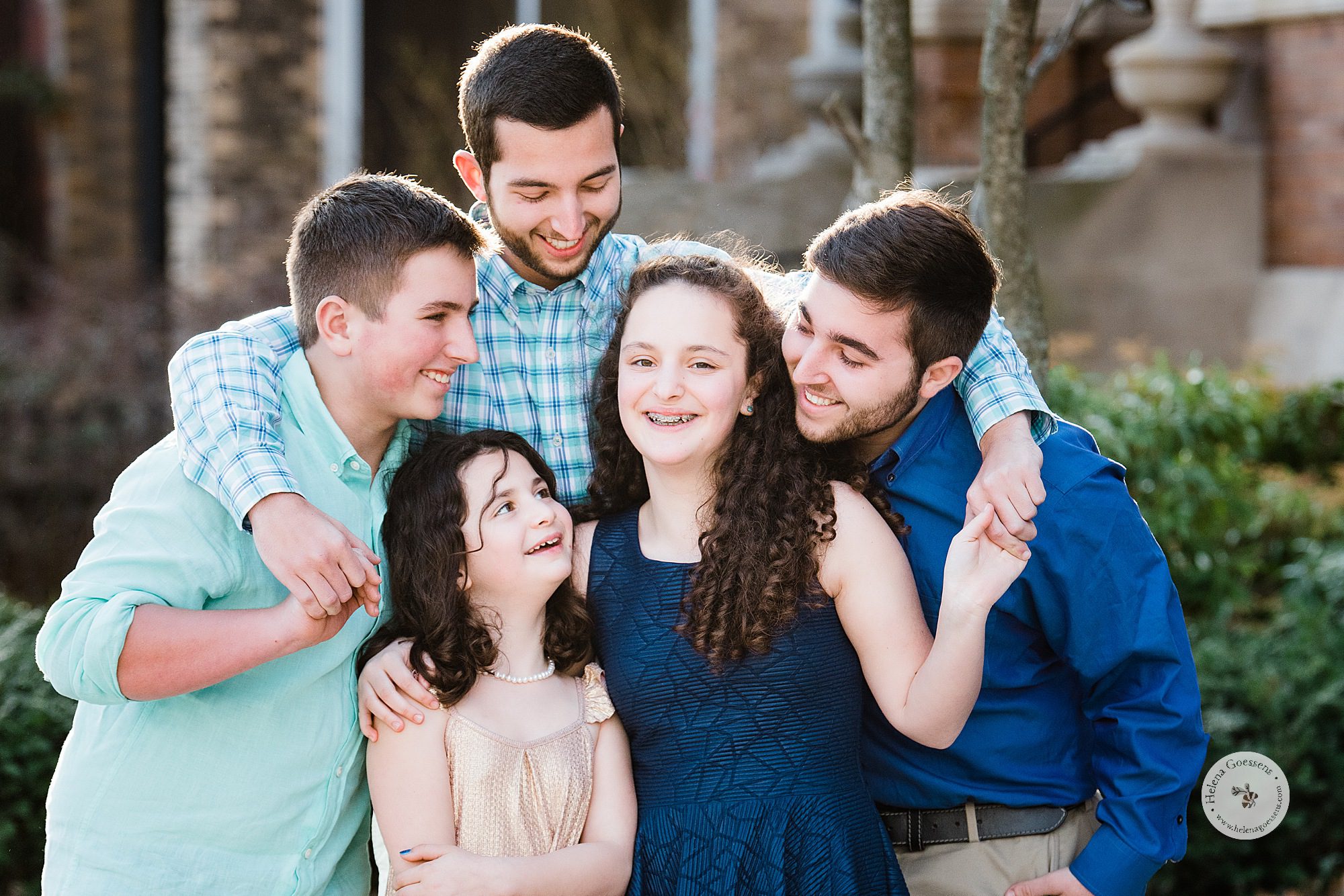 siblings celebrate Bat Mitzvah photographed by Helena Goessens Photography