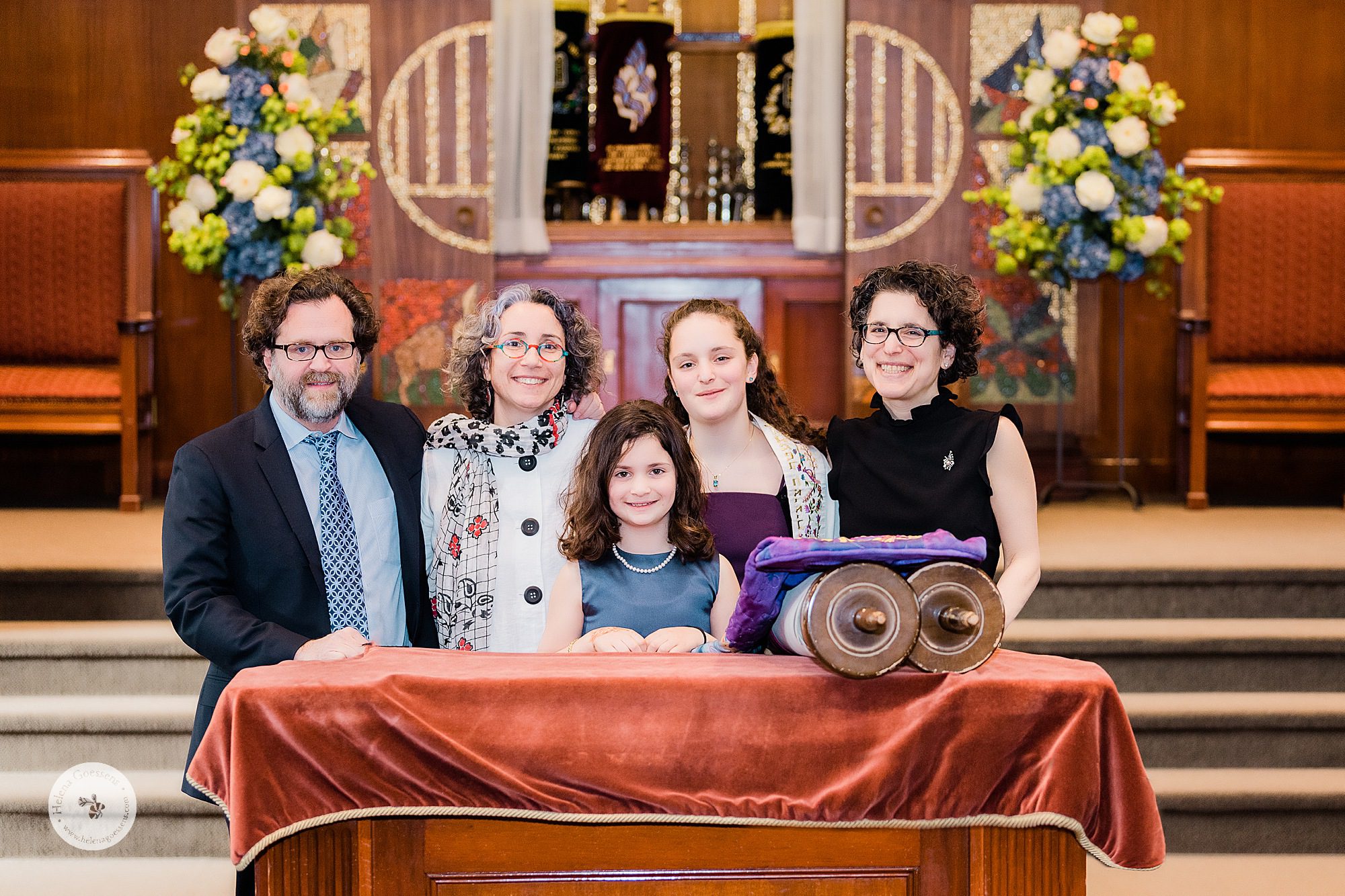 Bat Mitzvah photographed by Helena Goessens Photography in Brookline MA