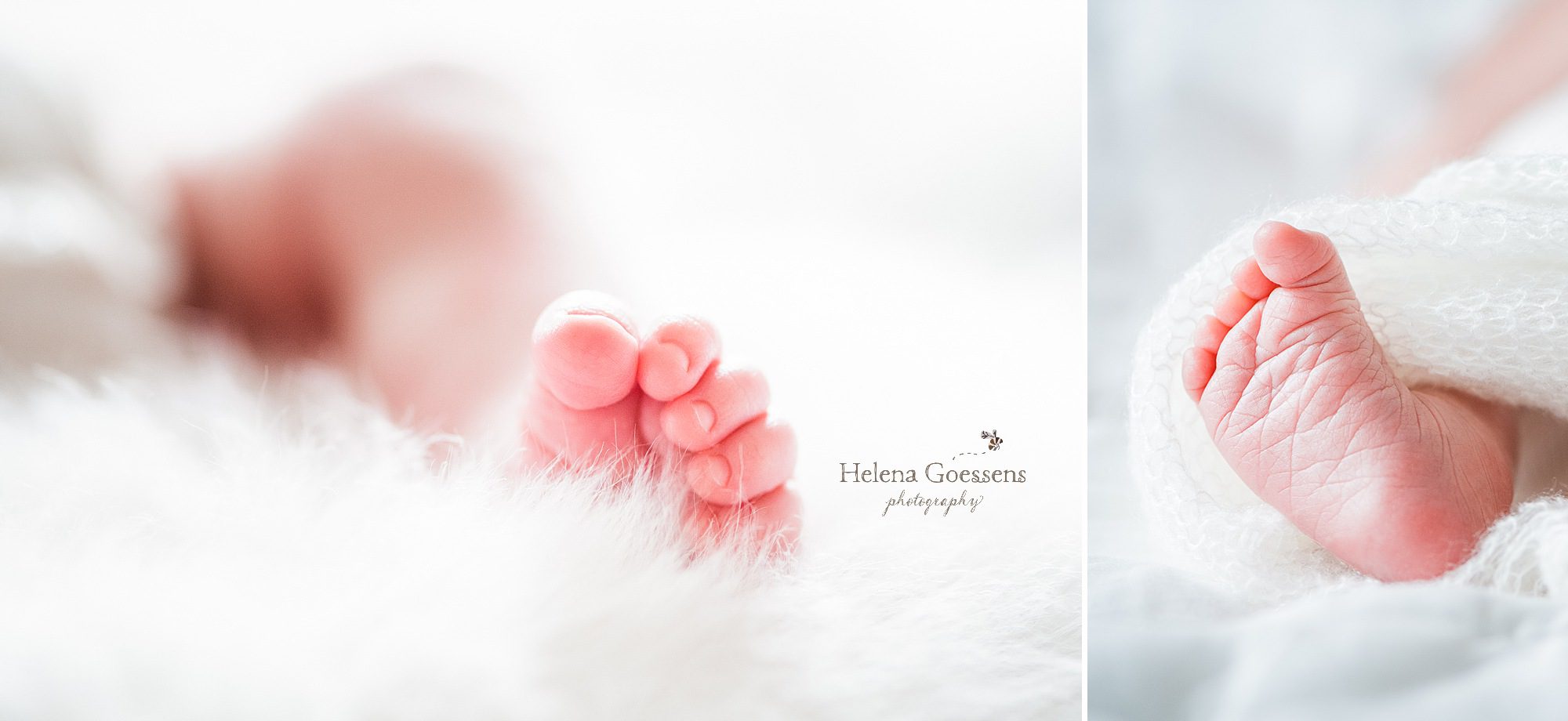 newborn baby details photographed by Helena Goessens Photography