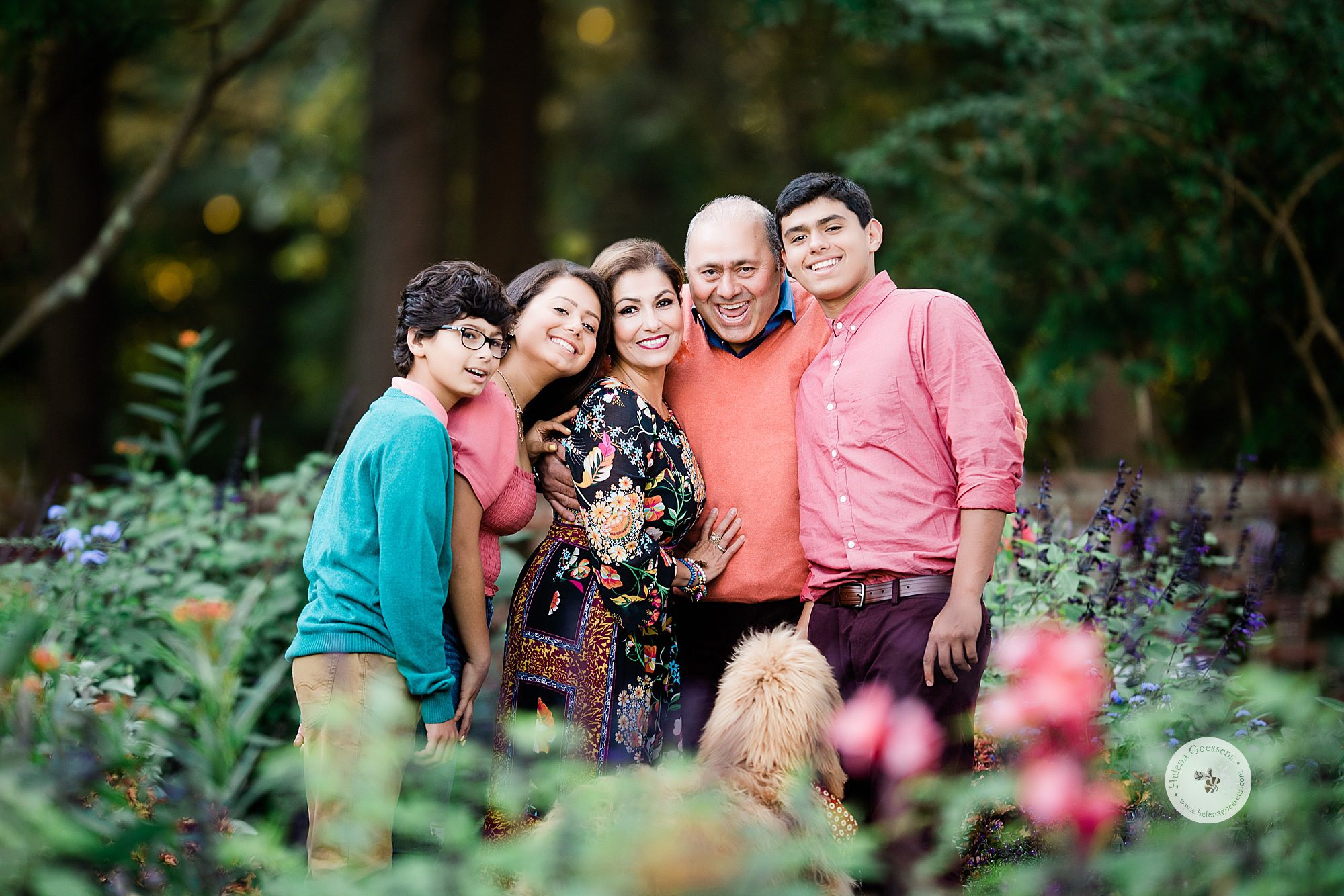 fall family portraits in Boston with Helena Goessens Photography