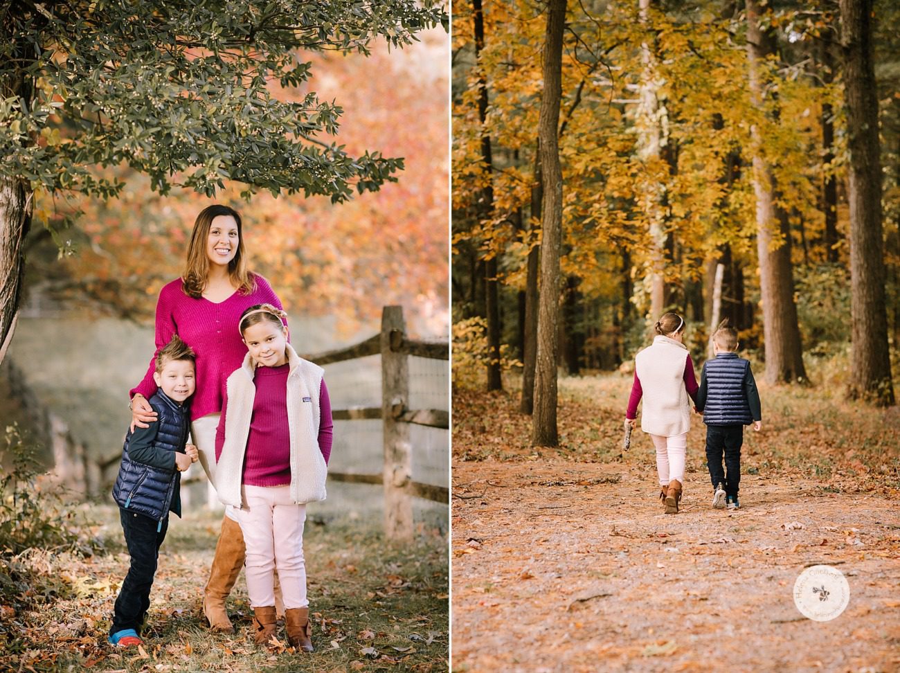 fall family photos at the Bradley Estate with Helena Goessens Photography