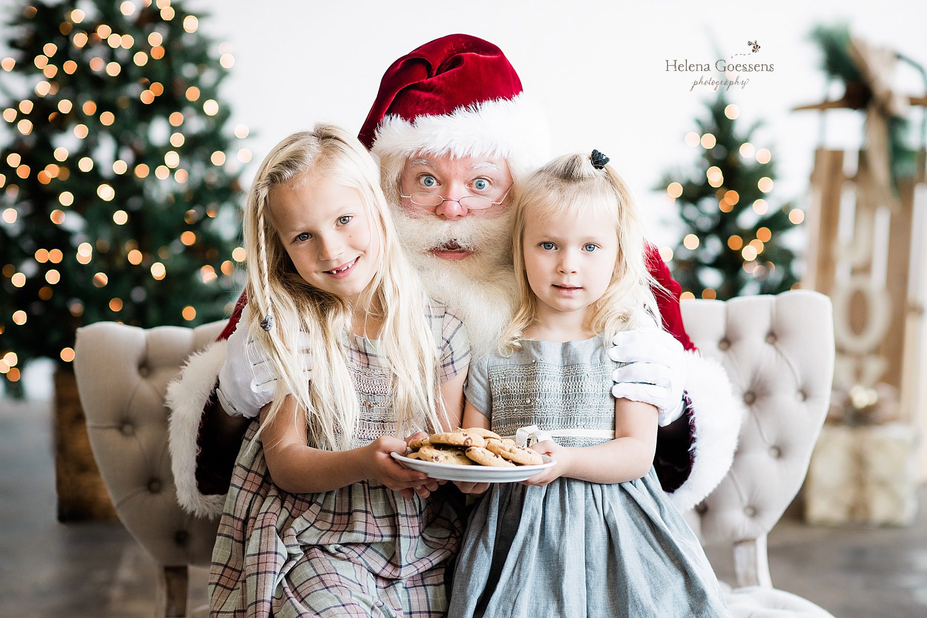 Santa mini sessions with Boston family photographer Helena Goessens Photography