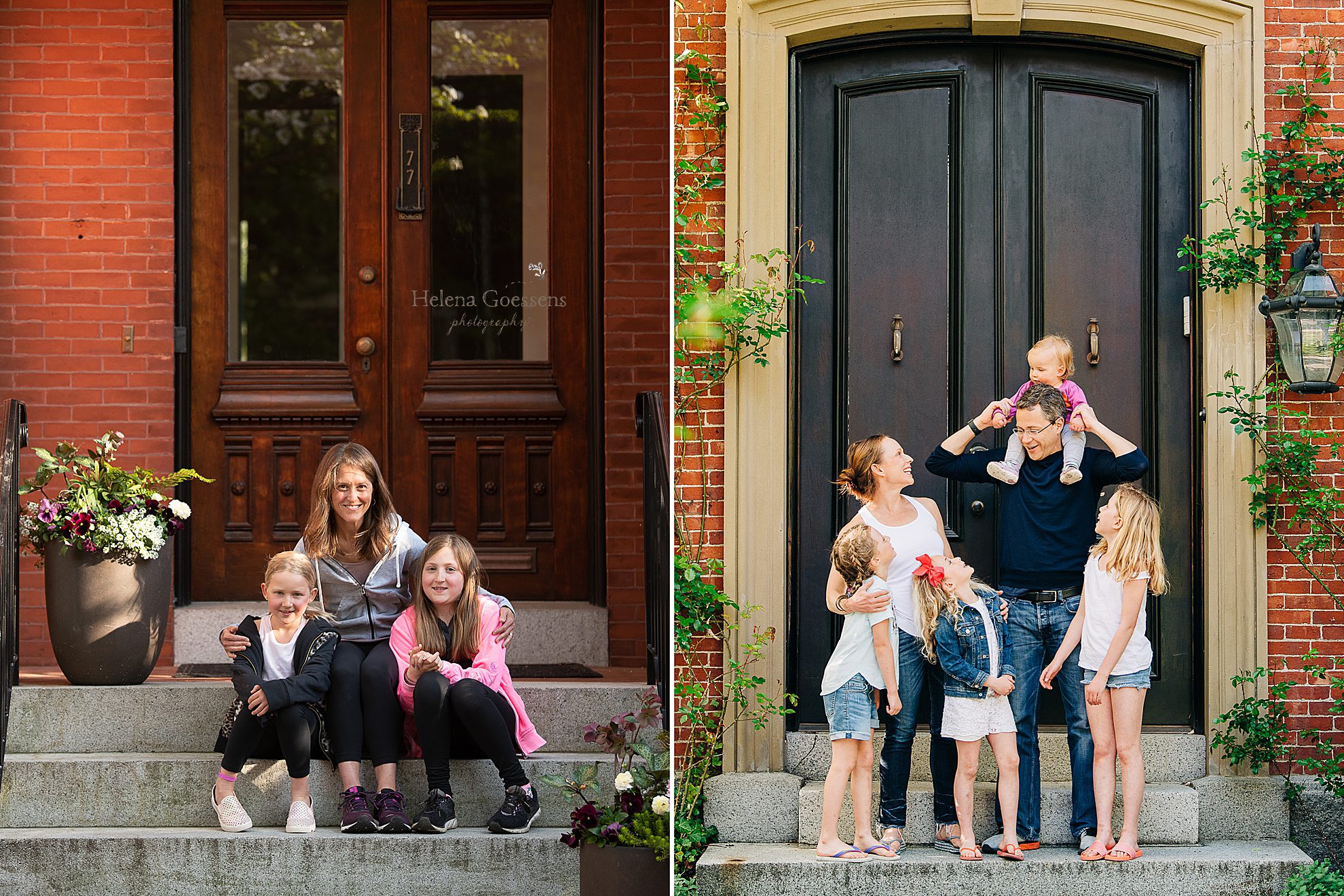 Boston MA family portraits by Helena Goessens Photography