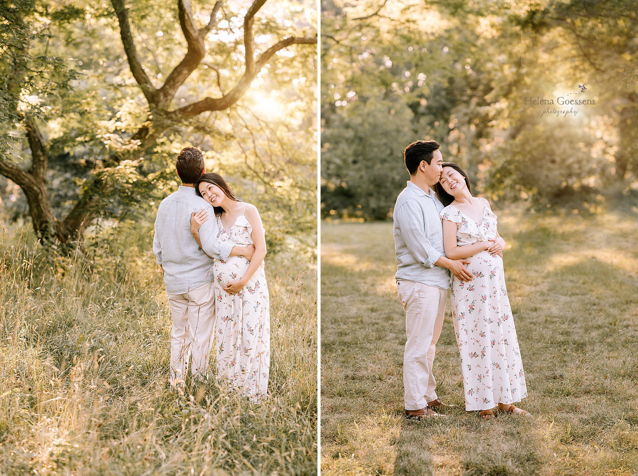 summer maternity portraits in Boston MA with Helena Goessens Photography