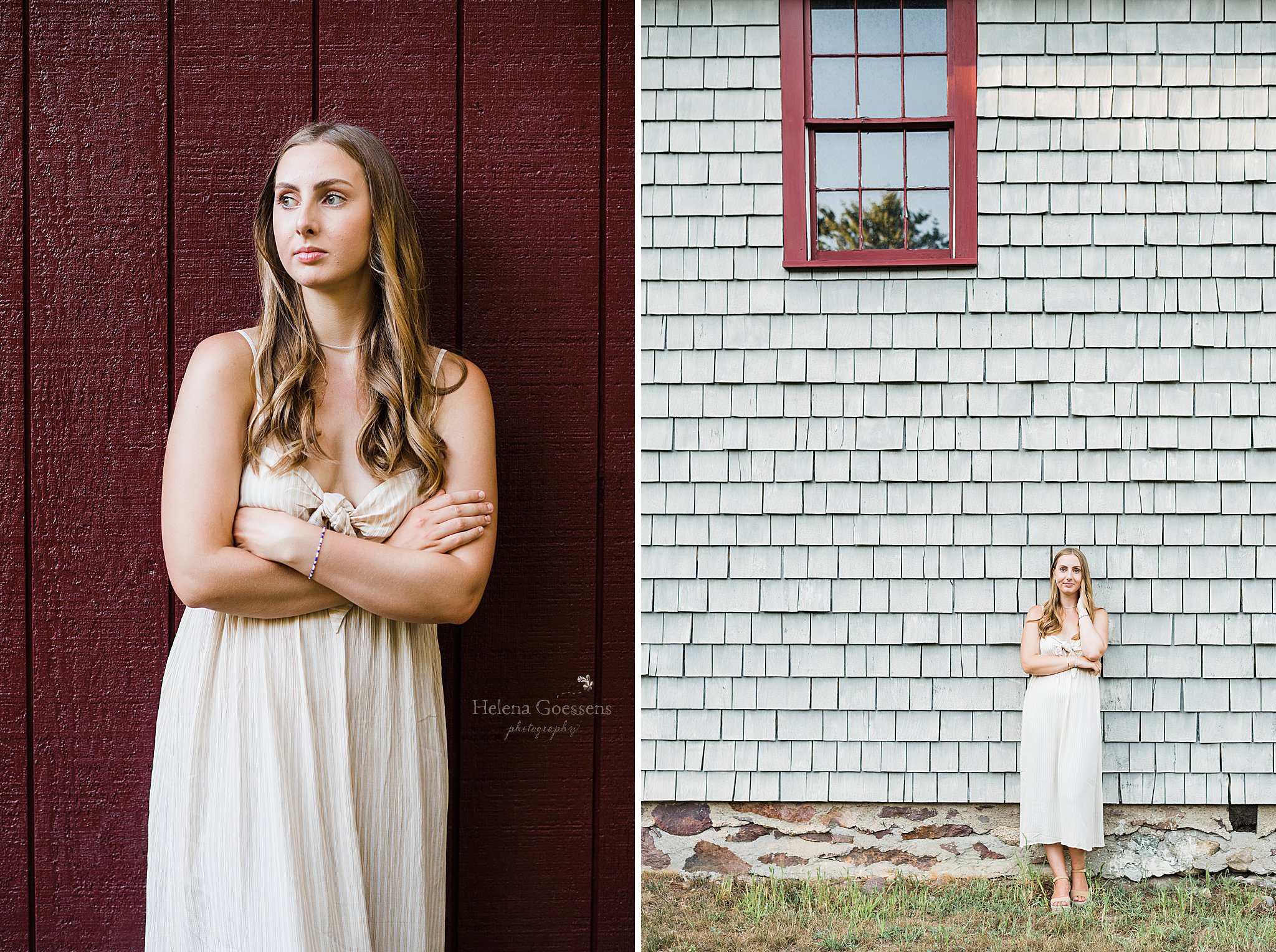Canton MA senior portraits with Helena Goessens Photography at the Bradley Estate 