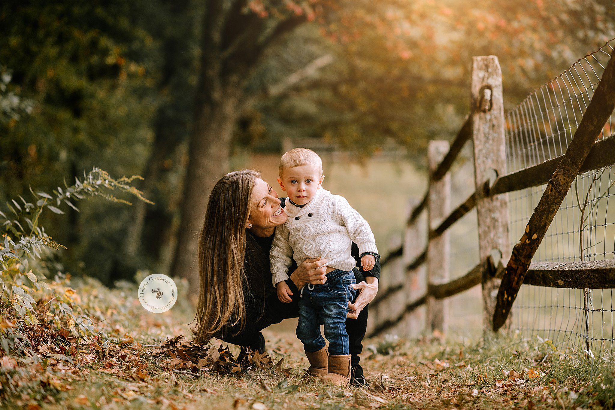 Mommy and Me Session at Bradley Estate with mom and toddler boy