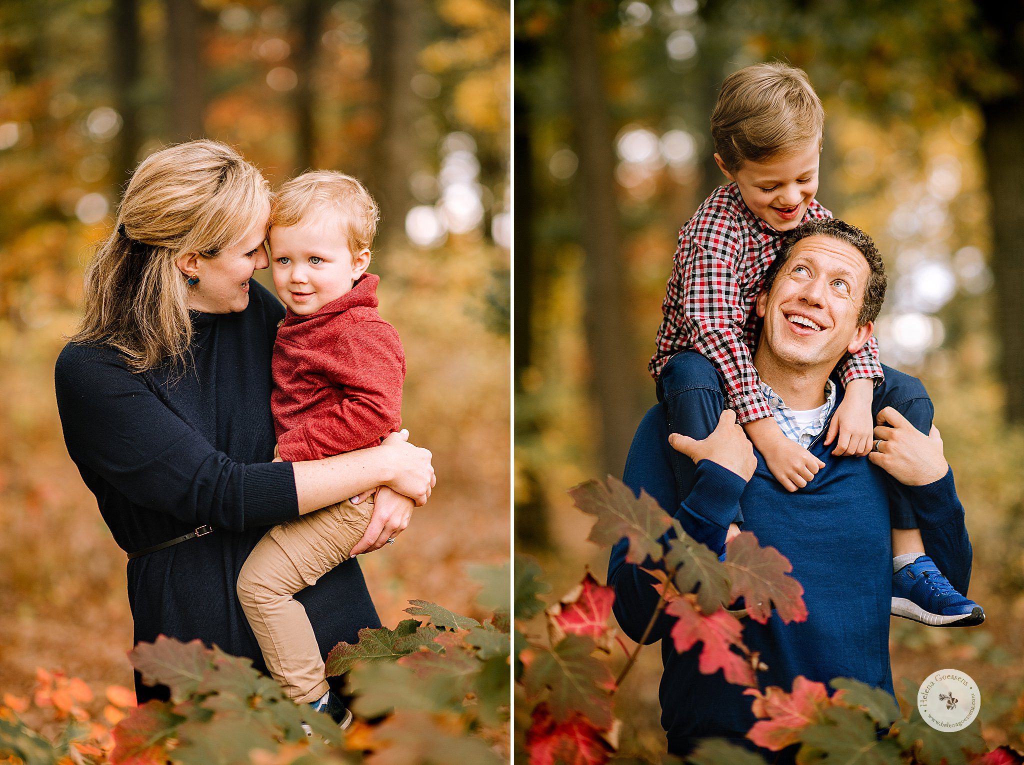 MA family portraits in the fall at Bradley Estate with Helena Goessens Photography