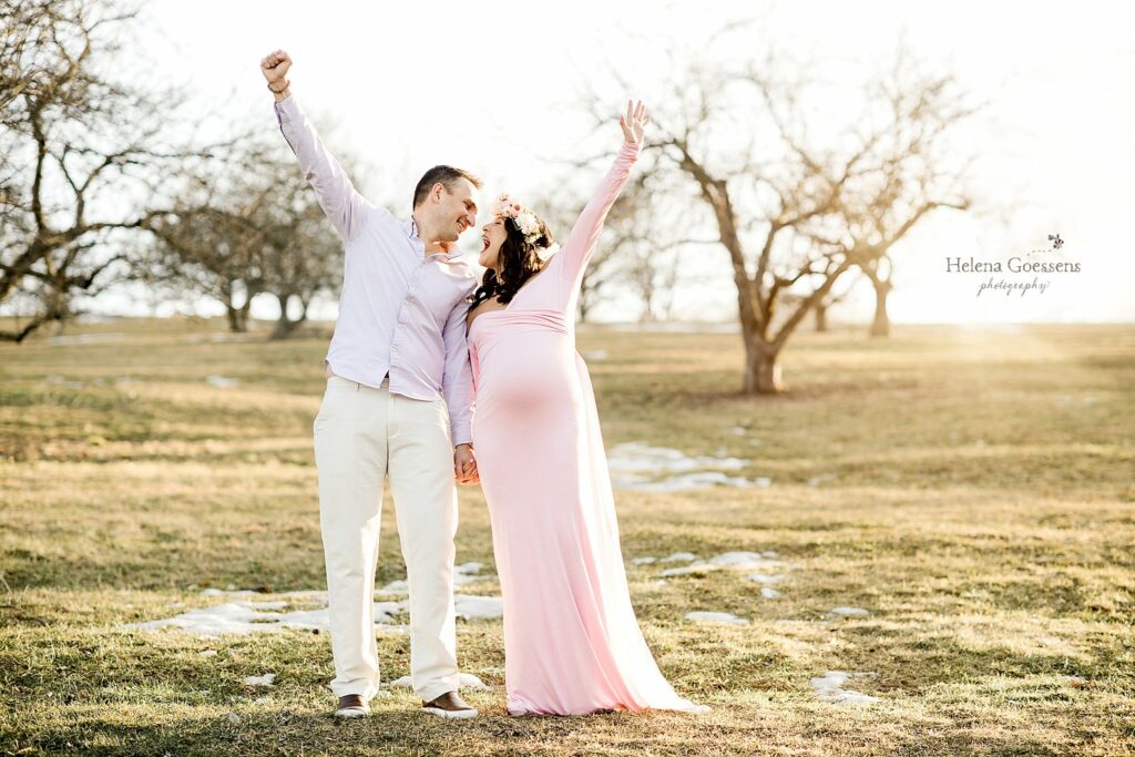 Arnold's Arboretum Maternity Session by Helena Goessens Photography