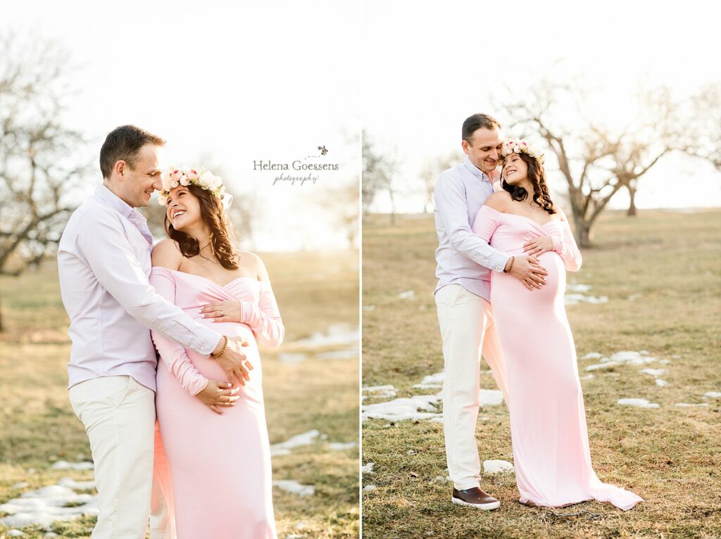 Arnold's Arboretum Maternity Session by Helena Goessens Photography